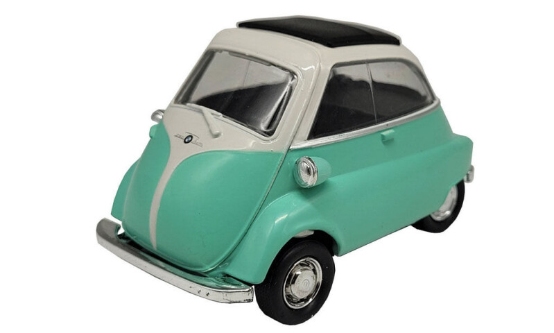 Welly BMW Isetta 1:34 tyrkysová